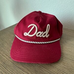 Barstool Dad Hat Red & White